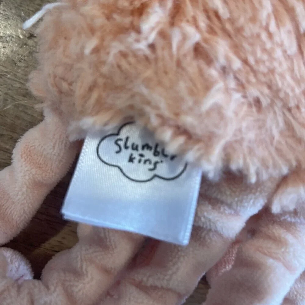 Slumberkins Mini Jellyfish Super Soft Stuffed Animal Plush Orange Octopus
